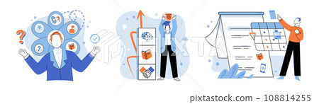 Personal growth. Vector illustration. Personal growth is lifelong journey self improvement and development Growing as individual requires mindset focused on personal growth Motivation is essential Personal growth. Vector illustration. Personal growth is lifelong journey self improvement and development Growing as individual requires mindset focused on personal growth Motivation is essential 108814255