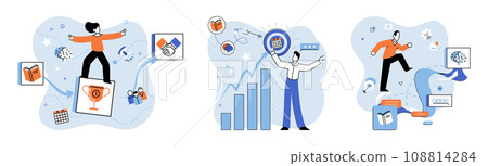 Personal growth. Vector illustration. Success in personal growth comes from leveraging ones talents and abilities Training and learning new skills are essential for personal growth and improvement Personal growth. Vector illustration. Success in personal growth comes from leveraging ones talents and abilities Training and learning new skills are essential for personal growth and improvement 108814284