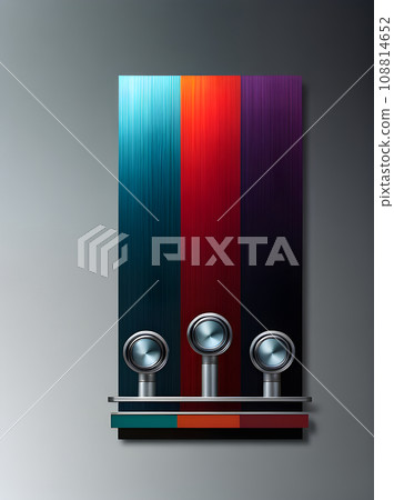 Steel background realistic Kodachrome color palette sharp 108814652