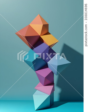 Sharp detailed 3D with shadows Kodachrome highquality 108814696