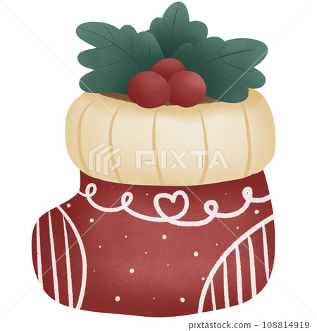 Christmas sock Christmas sock 108814919