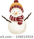 Christmas snowman 108814928