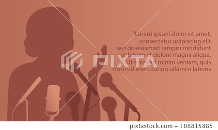A woman defends human rights at demonstrations, actions and strikes. Concept of equality, freedom, morality, equality, dignity, society, social justice. 108815885
