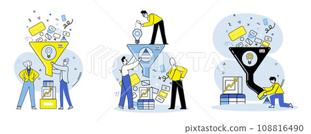 Machine learning vector illustration. The idea cybernetic development incorporates machine learning to enhance human computer interactions Virtual reality technologies, powered by machine learning Machine learning vector illustration. The idea cybernetic development incorporates machine learning to enhance human computer interactions Virtual reality technologies, powered by machine learning 108816490