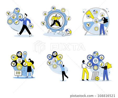 Market analysis vector illustration. Financial analysis is necessary to evaluate investment opportunities and understand market dynamics The internet has revolutionized market analysis, providing Market analysis vector illustration. Financial analysis is necessary to evaluate investment opportunities and understand market dynamics The internet has revolutionized market analysis, providing 108816521