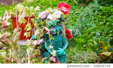 The stump in my garden turned into a fairytale hero The stump in my garden turned into a fairytale hero 108816726