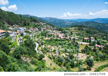 Landscapes of Peneda Geres National Park, North Portugal, view of the mountains, trees, selective focus 108817549