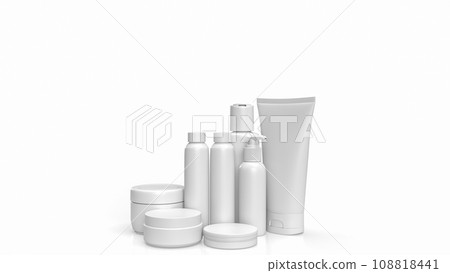 The Cosmetics Package for beauty or skin care concept 3d rendering. The Cosmetics Package for beauty or skin care concept 3d rendering. 108818441