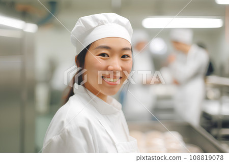 在食品工廠工作的婦女 AI 生成 108819078