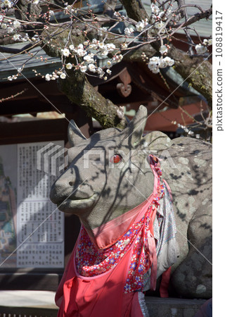 京都市上京區北野天滿宮梅牛像 京都市上京區北野天滿宮梅牛像 108819417