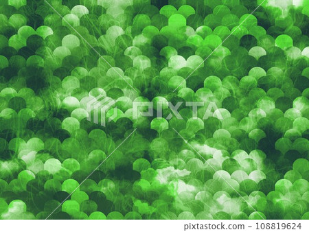 日本紙刻度圖案綠色 108819624