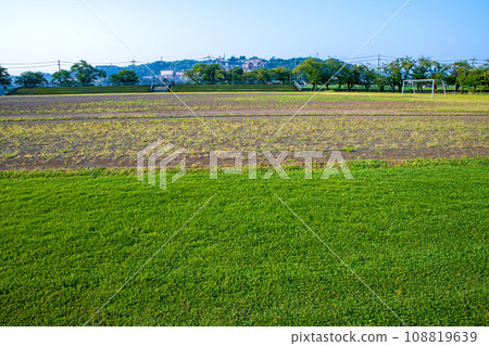 群馬縣安中市的西池運動公園，清晨，仲夏風光 108819639
