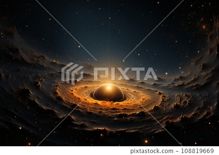 閃耀無限宇宙的天體奇蹟，夢幻般的星舞AI影像 108819669