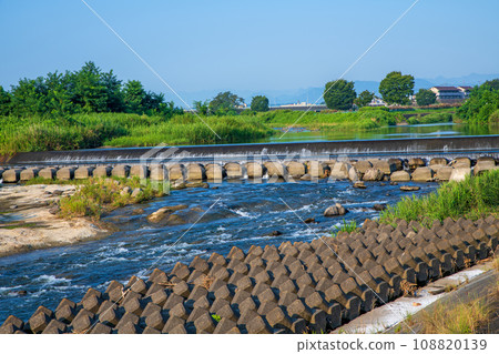 群馬縣安中市碓冰川、西池體育公園附近的仲夏風光 108820139