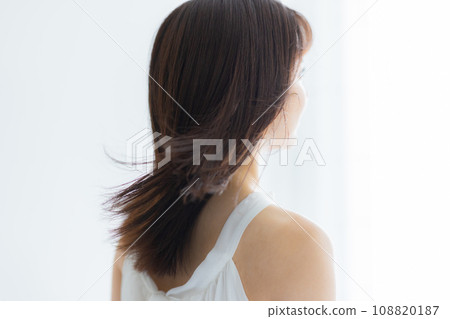 Young woman hair care image Young woman hair care image 108820187