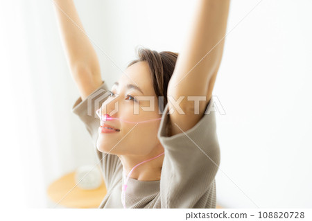 女氫氣氫氣吸入吸入管 108820728