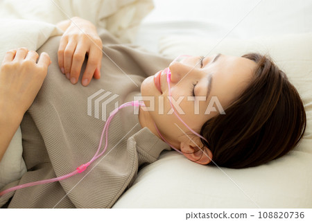 女氫氣氫氣吸入吸入管 108820736