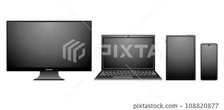 Simple illustration _ powered off device Simple illustration _ powered off device 108820877