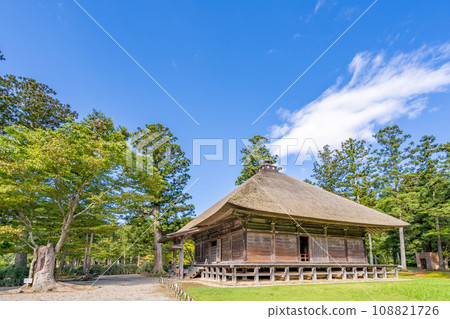 毛越寺淨行堂；日本庭園史上特別珍貴的平安時代淨土庭園遺跡；世界遺產；國家特別史蹟/特別名勝 108821726