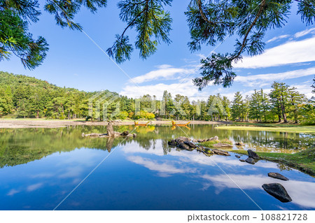 Motsuji Temple, Dejima Iwagumi and Ikenaka Stone; Heian period Pure Land garden remains, which are especially valuable in the history of Japanese gardens; a World Heritage Site 108821728