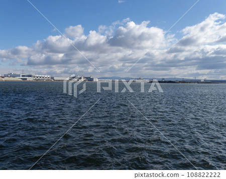 藍天的大阪南港風景 藍天的大阪南港風景 108822222