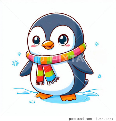 戴著圍巾的企鵝 108822874