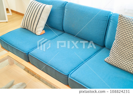 Interior with sofa Interior with sofa 108824231