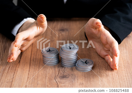 Craft image of stacked circles 108825488