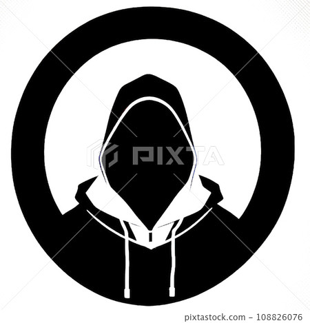 Lord of the Digital Maze. Mysterious Traveler of the Computer World with Hacker Vector Illustration Lord of the Digital Maze. Mysterious Traveler of the Computer World with Hacker Vector Illustration 108826076