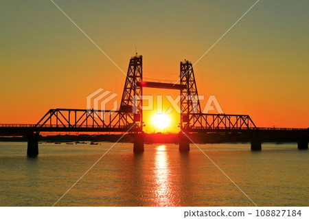 [佐賀縣]築後川吊橋的夜景 108827184