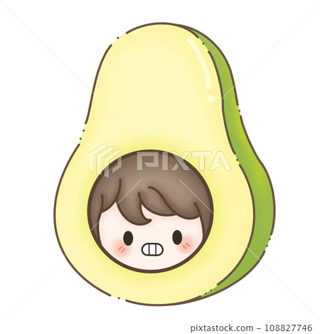 baby with avocado 108827746