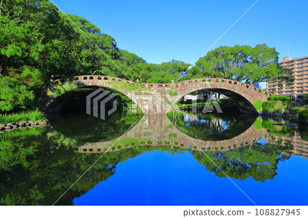 [長崎縣]晴天時諫早公園的奇觀橋 108827945