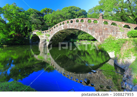 [長崎縣]晴天時諫早公園的奇觀橋 108827955
