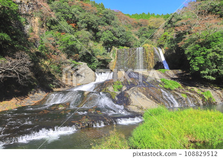 Ryumon Falls in Autumn (Kokonoe Town, Oita Prefecture) 108829512