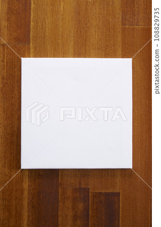 With a white canvas 108829735