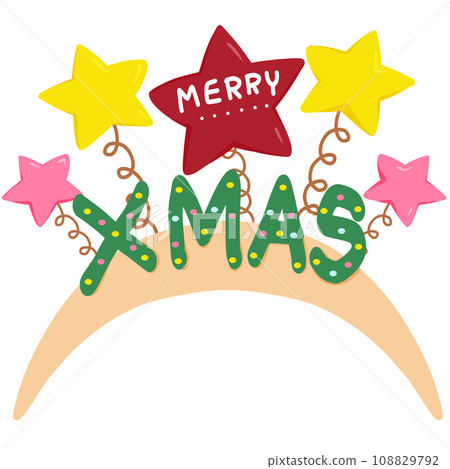 cute headband,fancy,party,headband,headwear,costume,christmas,celebration,fun,funny,xmas,accessory,merry,star 108829792