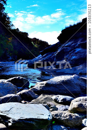 Saitama Prefecture Autumn Nagatoro Valley scenery Saitama Prefecture Autumn Nagatoro Valley scenery 108830213