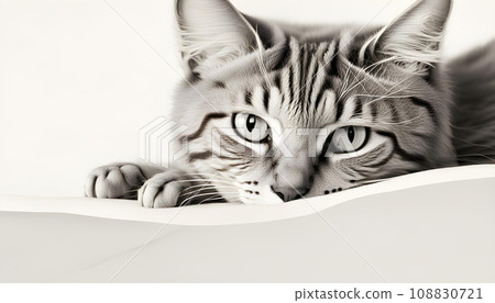 Isolate Cute Cat 108830721