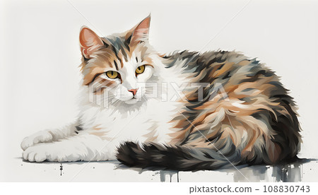 Isolate Cute Cat Isolate Cute Cat 108830743