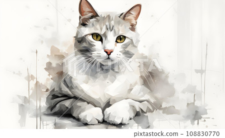 Isolate Cute Cat Isolate Cute Cat 108830770