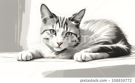 Isolate Cute Cat 108830772