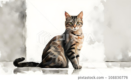 Isolate Cute Cat Isolate Cute Cat 108830776