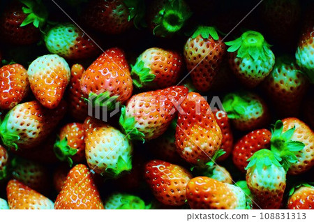 Bright red strawberries, lots of strawberries, strawberries 108831313