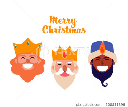 Three Kings Of Orient Christmas Greeting Card Three Kings Of Orient Christmas Greeting Card 108831896