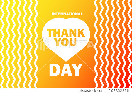 International Thank You Day Vector illustration International Thank You Day Vector illustration 108832216