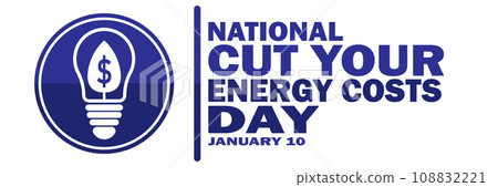National Cut Your Energy Costs Day Vector illustration 108832221