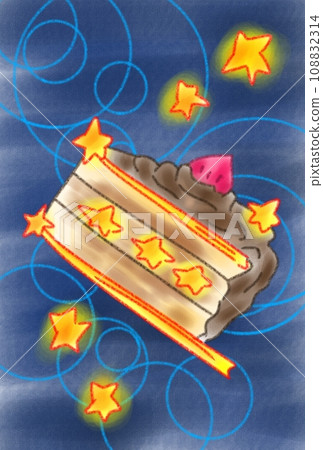 Fairy tale chocolate cake constellation 108832314