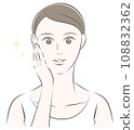 woman with healthy skin condition 108832362