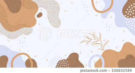 Doodle background pattern, abstract colored shapes. Modern minimalism trendy pattern background. Vector background. Doodle background pattern, abstract colored shapes. Modern minimalism trendy pattern background. Vector background. 108832589