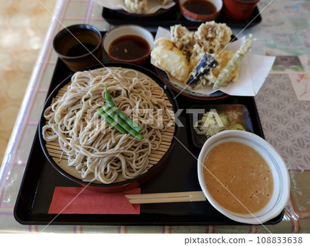 Tororo soba at a soba restaurant in Nagatoro Valley Tororo soba at a soba restaurant in Nagatoro Valley 108833638